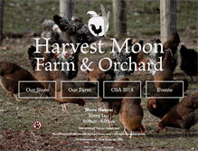 Tablet Screenshot of harvestmoonfarmandorchard.com